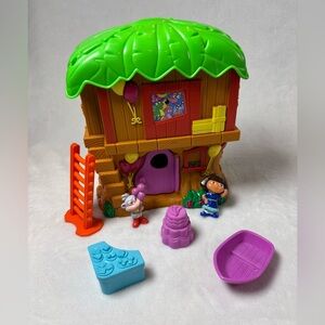 Fisher-Price Dora Explorer Treehouse Playset Complete Set EUC